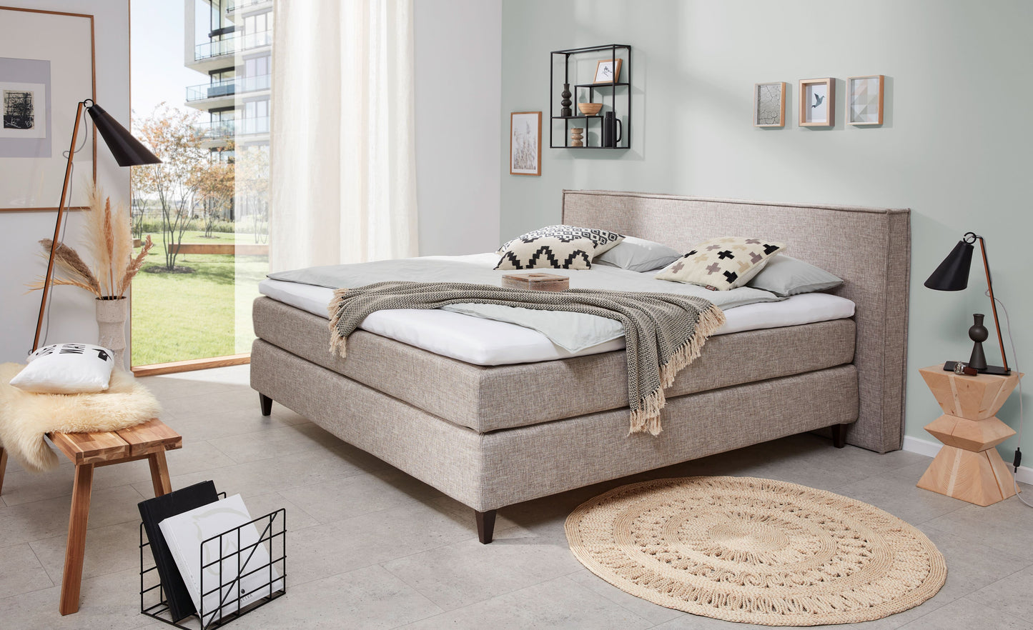 Fürstenhof – Boxspringbett "Avantgarde" 90 x 200 cm - 200 x 200 cm