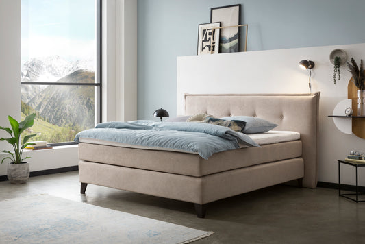 Fürstenhof – Boxspringbett elektrisch verstellbar "Baroness" 90 x 200 cm - 240 x 210 cm