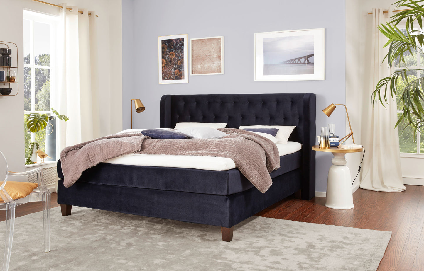 Fürstenhof – Boxspringbett "Belle Epoque" 90 x 200 cm - 200 x 200 cm
