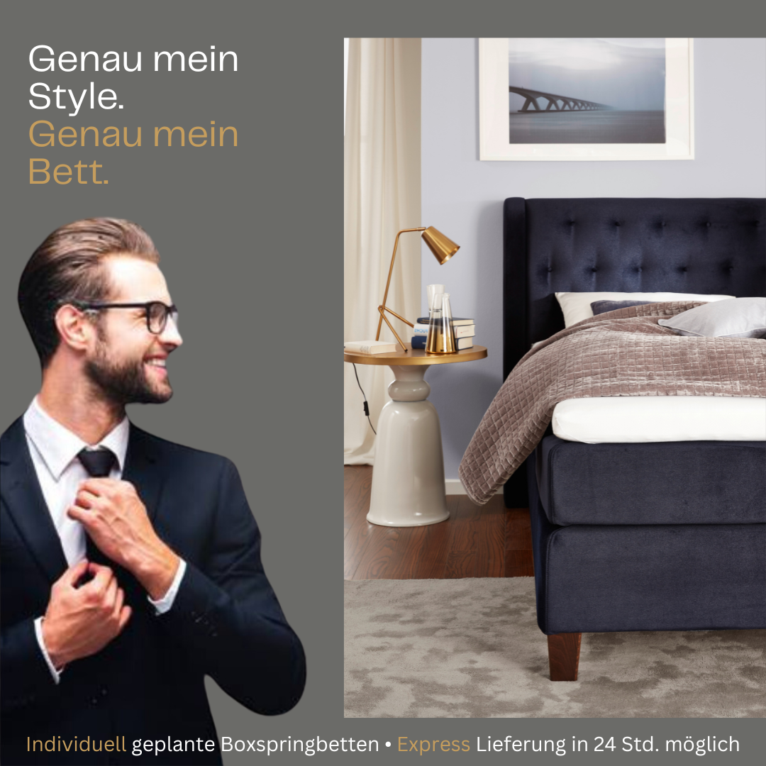Fürstenhof – Boxspringbett "Belle Epoque" 90 x 200 cm - 200 x 200 cm