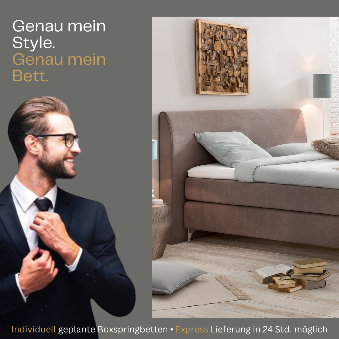 Fürstenhof – Boxspringbett "Classic" 90 x 200 cm - 200 x 200 cm