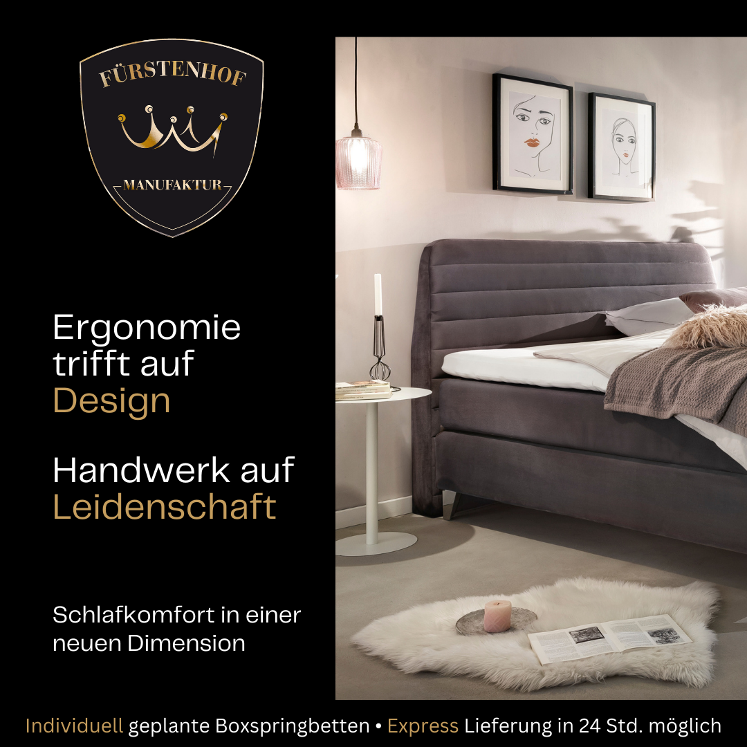 Fürstenhof – Boxspringbett "Imperial" 200 x 210 cm - 280 x 220 cm