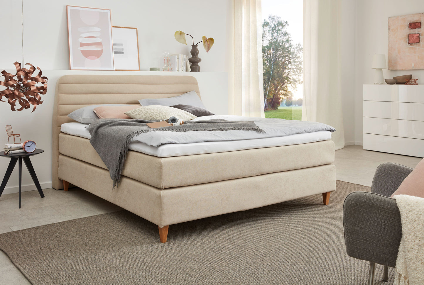 Fürstenhof – Boxspringbett "Imperial" 90 x 200 cm - 200 x 200 cm