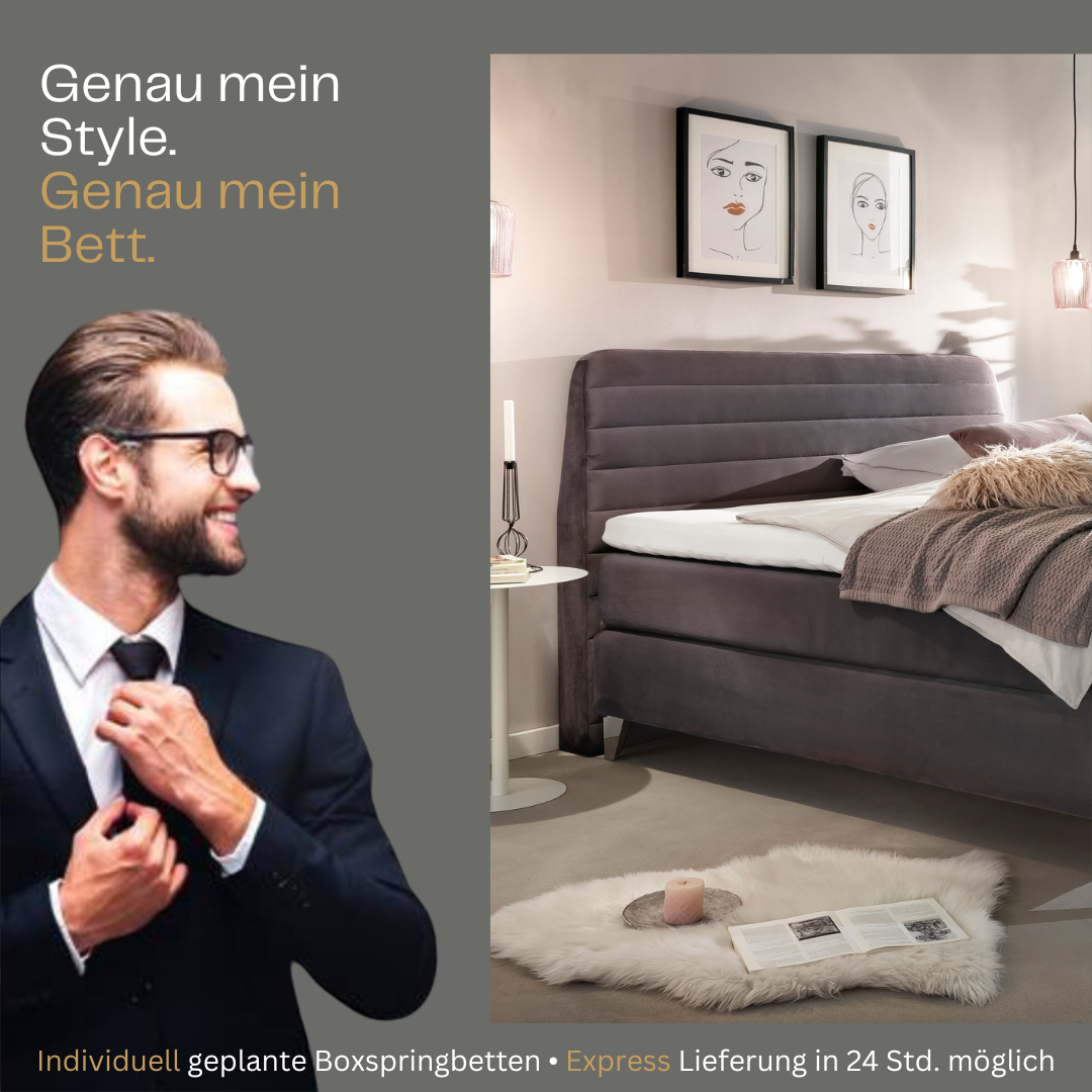 Fürstenhof – Boxspringbett "Imperial" 90 x 200 cm - 200 x 200 cm