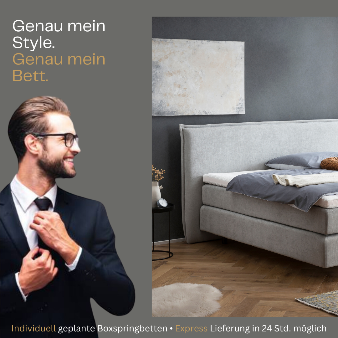 Fürstenhof – Boxspringbett "Baron" 90 x 200 cm - 200 x 200 cm