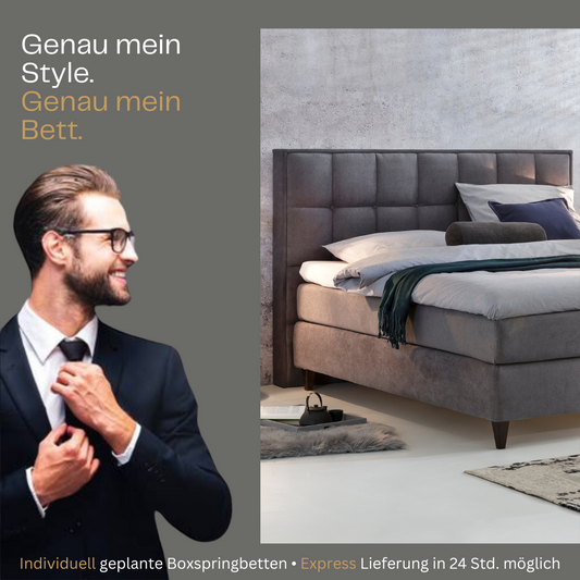 Fürstenhof – Boxspringbett "Bonne Nuit" 90 x 200 cm - 200 x 200 cm