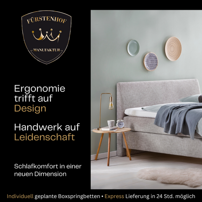 Fürstenhof – Boxspringbett "SMART" 90 x 200 cm - 200 x 220 cm