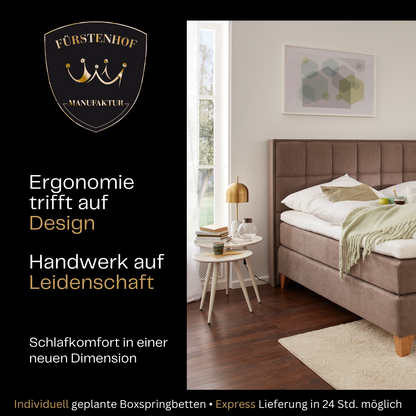 Fürstenhof – Boxspringbett "Bonne Nuit" 90 x 200 cm - 200 x 220 cm