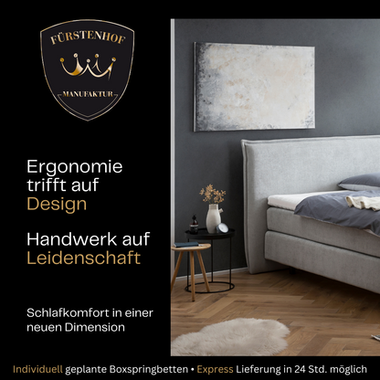 Fürstenhof – Boxspringbett "Baron" 90 x 200 cm - 200 x 220 cm
