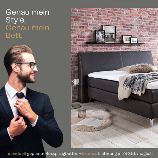 Fürstenhof – Boxspringbett "Lord" 90 x 200 cm - 200 x 200 cm