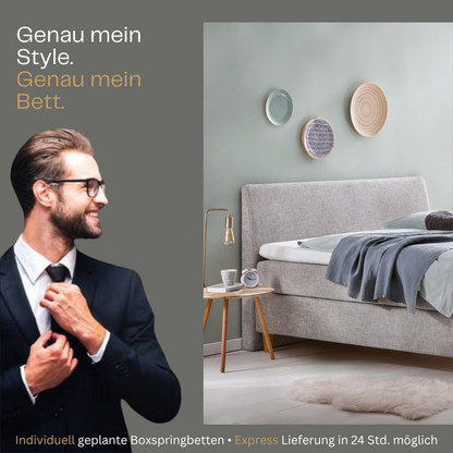 Fürstenhof – Boxspringbett "SMART" 90 x 200 cm - 200 x 200 cm